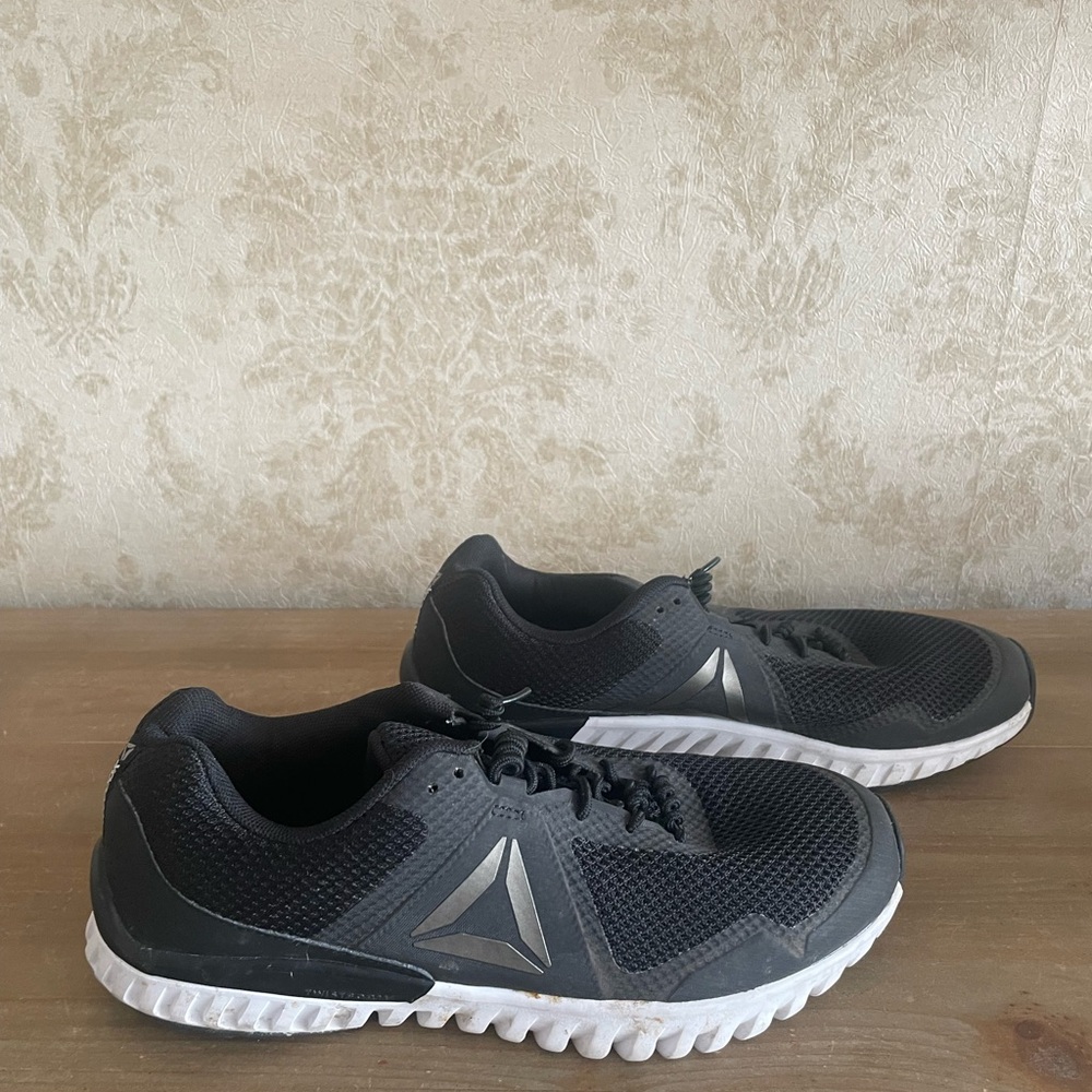 Reebok Black and White Athletic Shoes